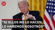 Trump advierte que Estados Unidos actuará si México no combate el tráfico de drogas