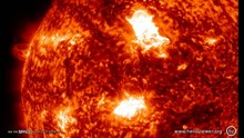Sunspot Pair:  Erupted With 'Sympathetic Solar Flares'