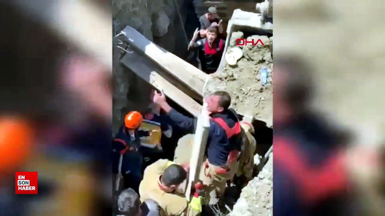 Hatay’da göçük altında kalan işçi yaralı kurtarıldı