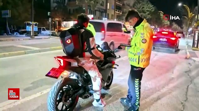 Aksaray'da motosikletlere yönelik denetimler artırıldı