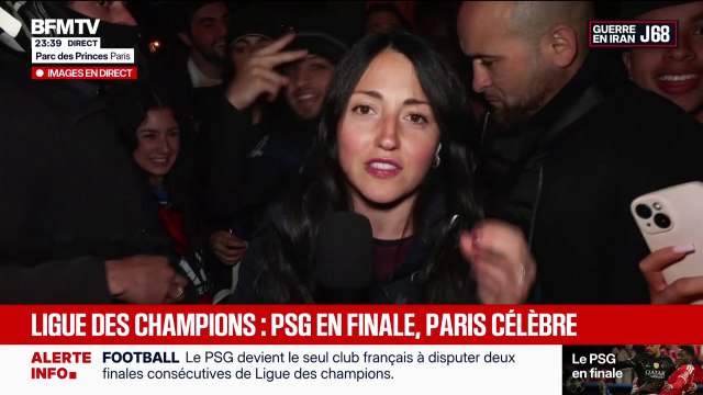 “On est trop heureux”: les supporters du PSG fêtent la qualification en finale de la Ligue des champions
