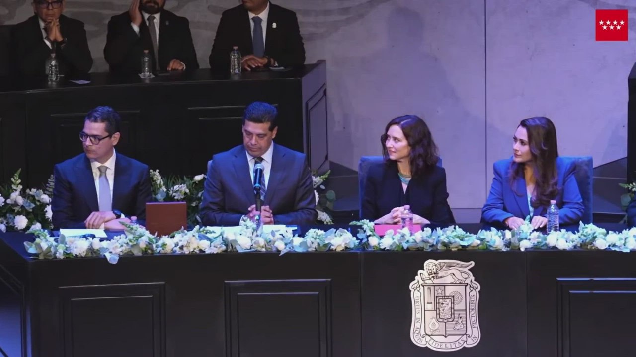 Regidora de la izquierda mexicana interrumpe un acto en homenaje a Ayuso en Aguascalientes