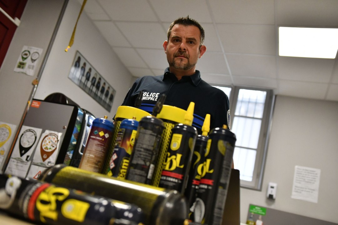 La bataille sans fin contre le protoxyde d'azote pour les policiers municipaux de Bergerac