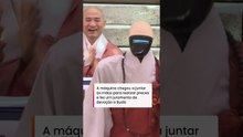 Robô humanoide se torna monge budista na Coreia do Sul #shorts
