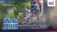 Sasakyan, nahulog sa bangin; 5 sakay nito, nasagip | Unang Balita
