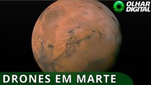 Drones com radar podem ajudar a encontrar água em Marte