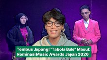 Bangga! Lagu 'Tabola Bale' Tembus Nominasi Music Awards Japan 2026