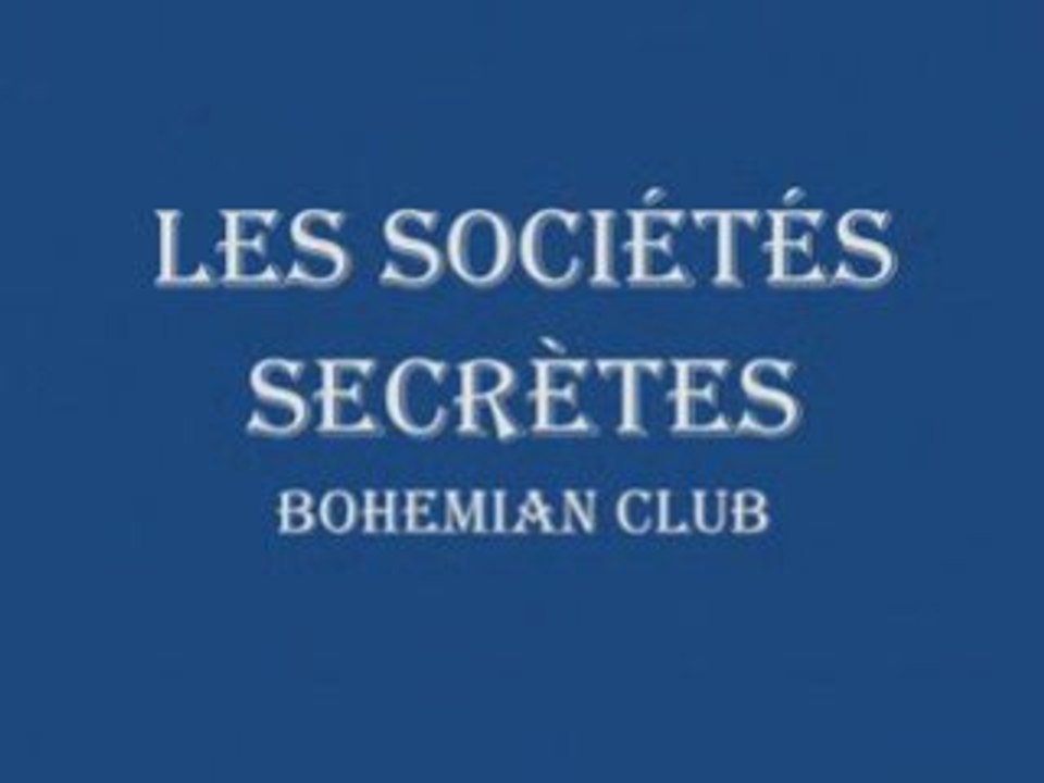 Les sociétés secrètes