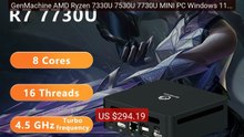 GenMachine AMD Ryzen 7330U 7530U 7730U MINI PC Windows 11 DDR4 3200... — Top Rated 2026 | Buy Now!