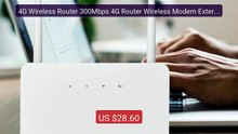 4G Wireless Router 300Mbps 4G Router Wireless Modem External Antenn... — Top Rated 2026 | Buy Now!