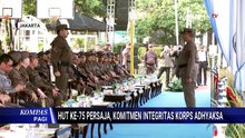 Persatuan Jaksa Indonesia Gelar Upacara HUT Ke-75 di Jakarta | KOMPAS PAGI