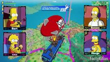 LOS SIMPSON JUEGAN FORTNITE