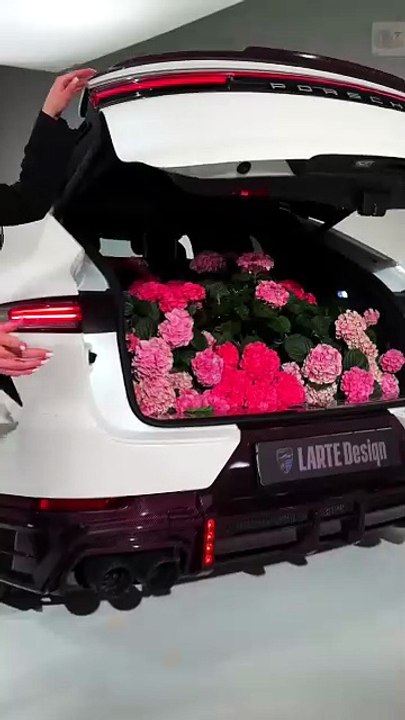 Europas verrücktester Porsche Cayenne? 💖🔥 #LarteDesign #CayenneCoupe #CarShorts