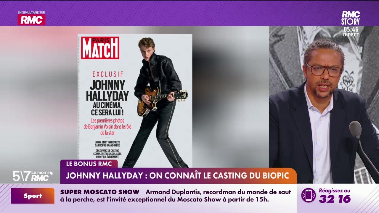 Le bonus RMC : Johnny Hallyday, on connaît le casting du biopic - 07/05