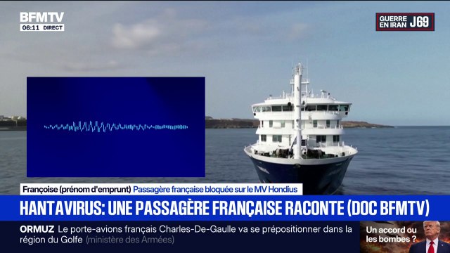 Hantavirus sur un navire de croisière: le témoignage exclusif d'une passagère Française coincée dans le MV Hondius