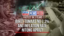 FASTEST IN 3 YEARS — Bakit tumaas ng 7.2% ang inflation rate nitong April? | GMA News Feed