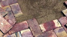 Brick floor fixing.