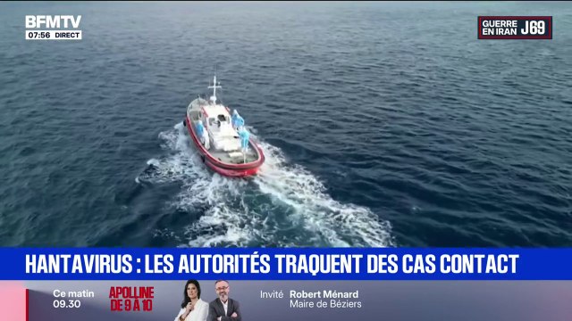 Hantavirus sur un navire de croisière: 62 cas contacts identifiés