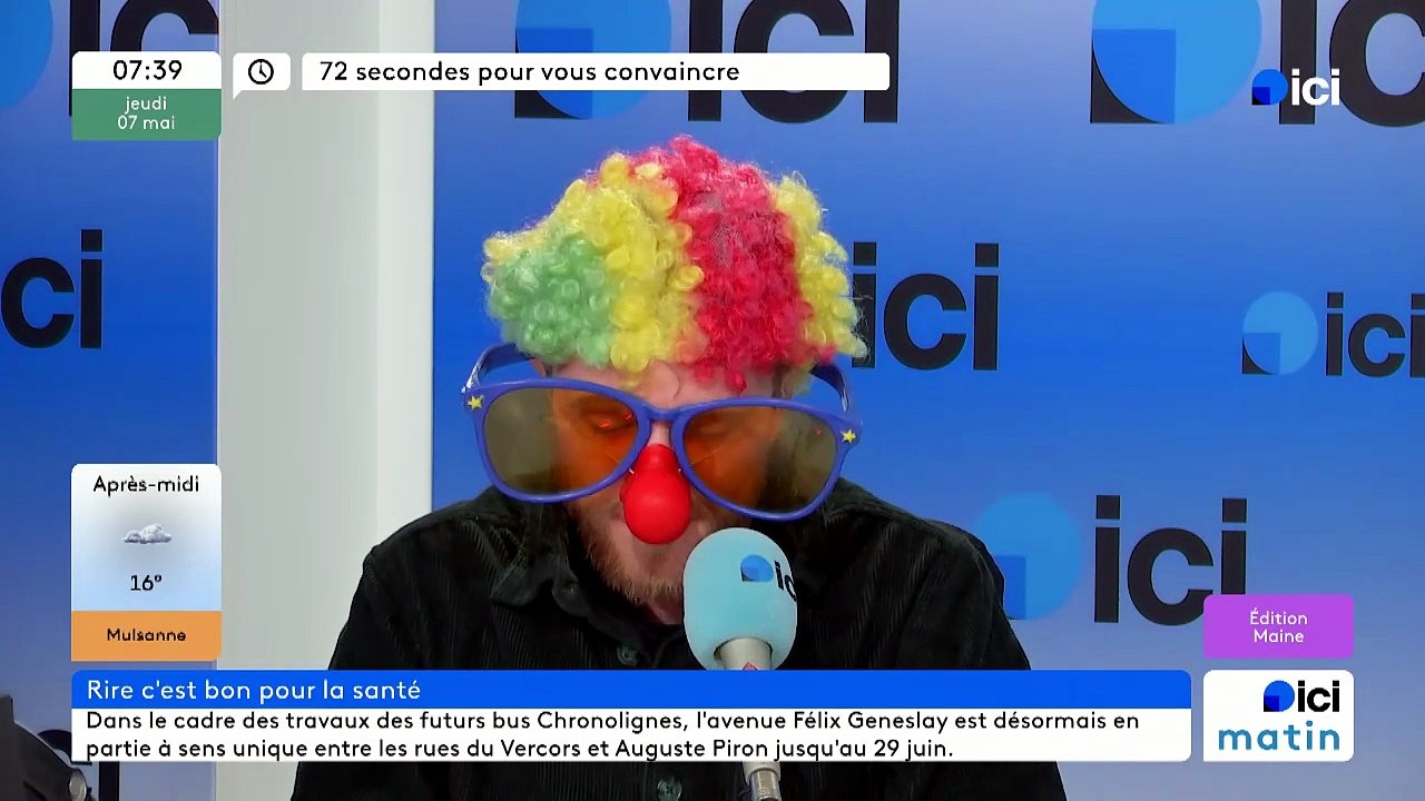 72 secondes pour vous convaincre de rire !