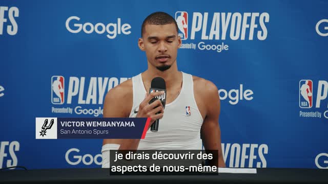 Spurs - Wembanyama : “On s'est fait agresser le premier match, on voulait agresser pour le deuxième”