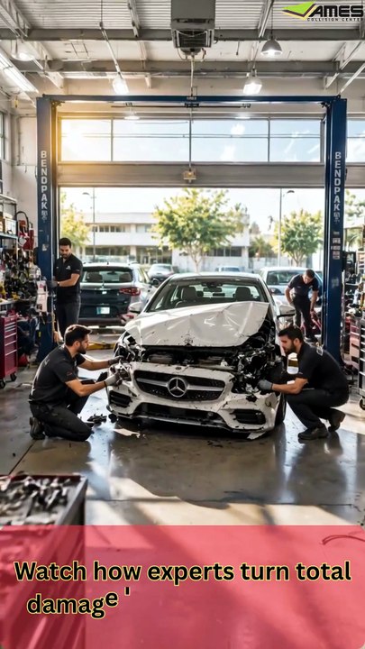 From Wrecked to WOW , Luxury Mercedes Transformation You Won’t Believe!