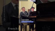 Emmanuel Macron Sings “La Bohème” in Armenia #Shorts