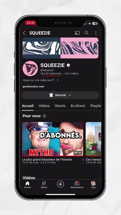 Squeezie s'est fait dépasser !