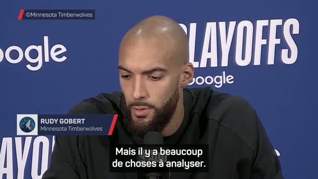 Timberwolves - Gobert : “Beaucoup de choses que nous devons mieux faire”