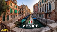 Venice Italy | Cosy Evening Walk | Romantic Summer Night 4K