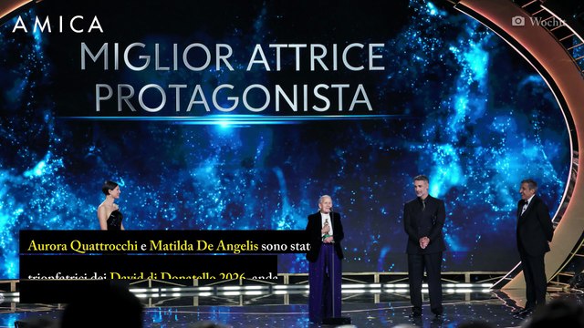 David di Donatello 2026, Aurora Quattrocchi e Matilda De Angelis sono le migliori attrici