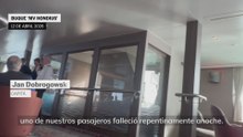 El capitán informa de la primera muerte por hantavirus en el crucero y afirma que el pasajero no era contagioso