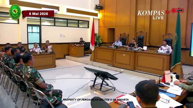 Potret Luka Wajah Terdakwa Penyiram Air Keras ke Andrie Yunus Ditampilkan di Sidang