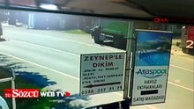 Çöp kamyonunun çarptığı yaya öldü; kaza kamerada