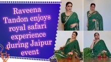 Raveena Tandon posts elegant saree pictures and wildlife safari moments, says 'Living life Queensize'