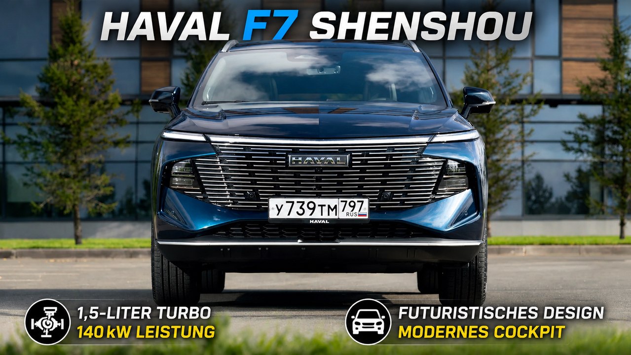 Haval F7 Shenshou: Familien-SUV mit Hightech und Turbo-Power