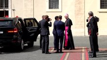 Así ha sido la llegada del secretario de Estado de la Casa Blanca a la Santa Sede