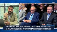 Indra dará poder ejecutivo a Ángel Simón y sustituirá a De los Mozos para consumar la fusión con Escribano