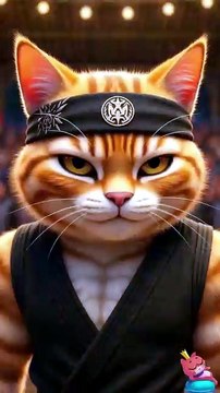 Epic battle oyen cat vs rat bodybuilder #foryou #oyen #oyenbarbar #oyenlucu #fighting #epicbattle #pertarungan #story