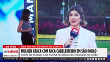 Mulher é detida após esfaquear cabeleireiro em salão de SP