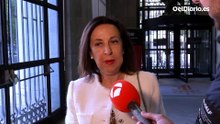 Las declaraciones en las que Robles aseguraba que la cuarentena de los 14 españoles del barco del hantavirus sería "voluntaria"