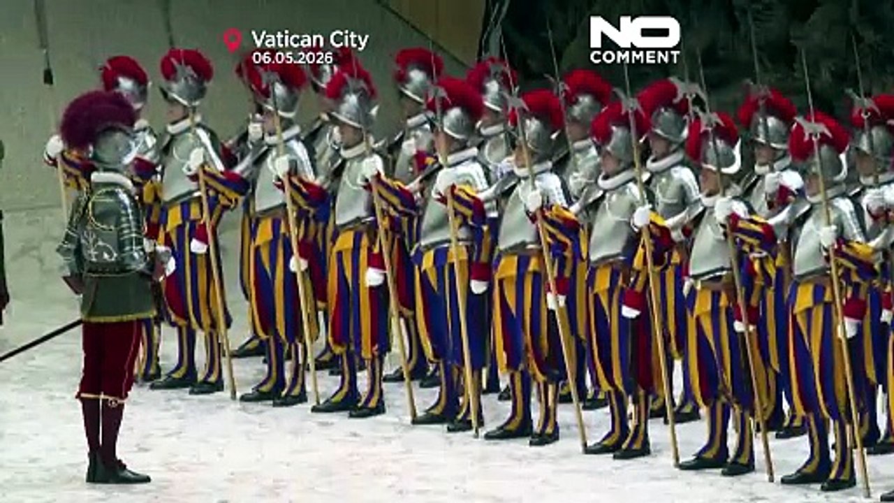 Pope Leo XIV swears in 28 new Swiss Guards in Vatican ceremony