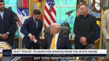 La amistosa conversación entre Trump y Topuria