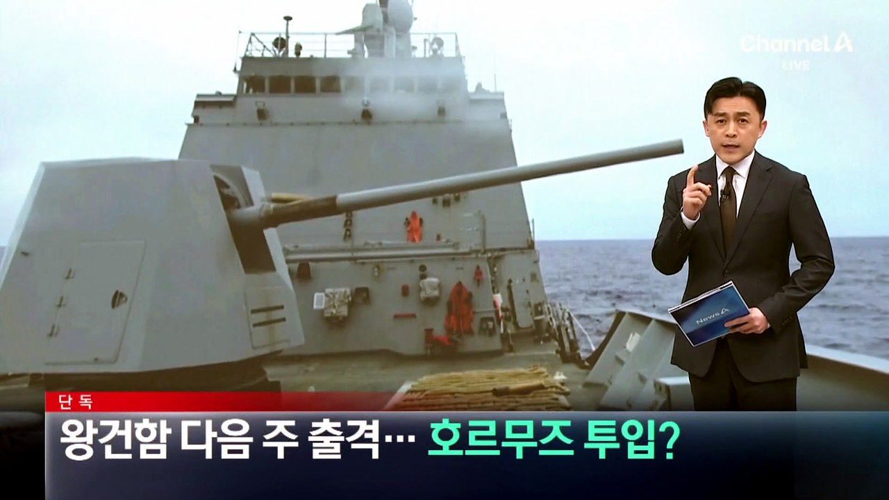 [단독]왕건함 다음 주 출격…호르무즈 투입?