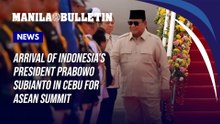 Indonesia's President Prabowo Subianto arrives in Cebu for ASEAN Summit