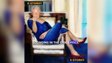 The Chilling Truth Behind Epstein’s Clinton Painting! #Epstein #BillClinton #TrueCrime