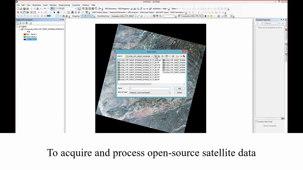 To acquire and process open-source satellite data