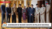 Claudia Sheinbaum se reúne con BTS en Palacio Nacional