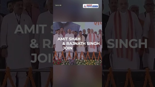 PM Modi, Amit Shah & Rajnath Singh Attend Bihar Cabinet Expansion at Gandhi Maidan #Shorts