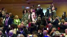 Concurrido recibimiento a la reina Letizia en Pamplona