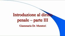 Introduzione al diritto penale parte III